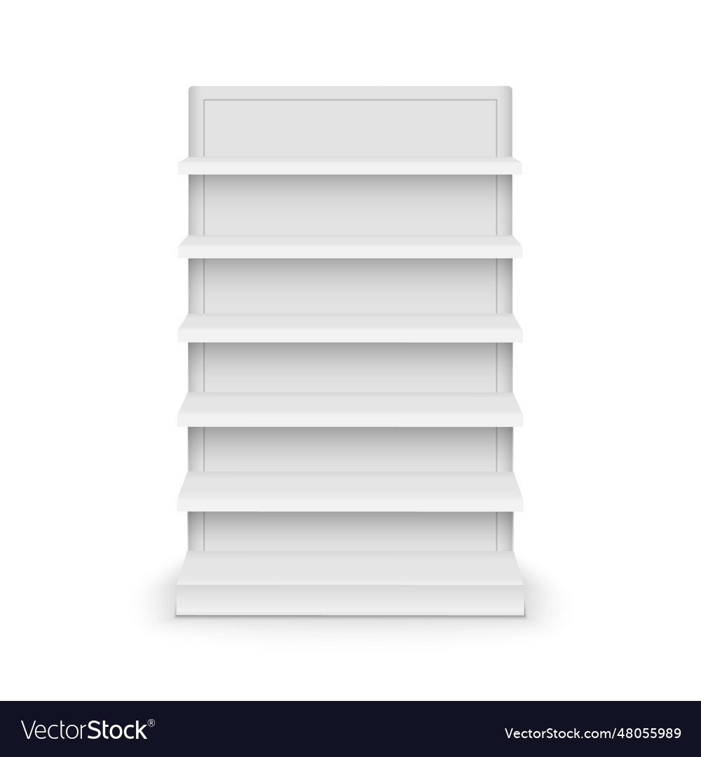 Shelf store supermarket mockup stand retail
