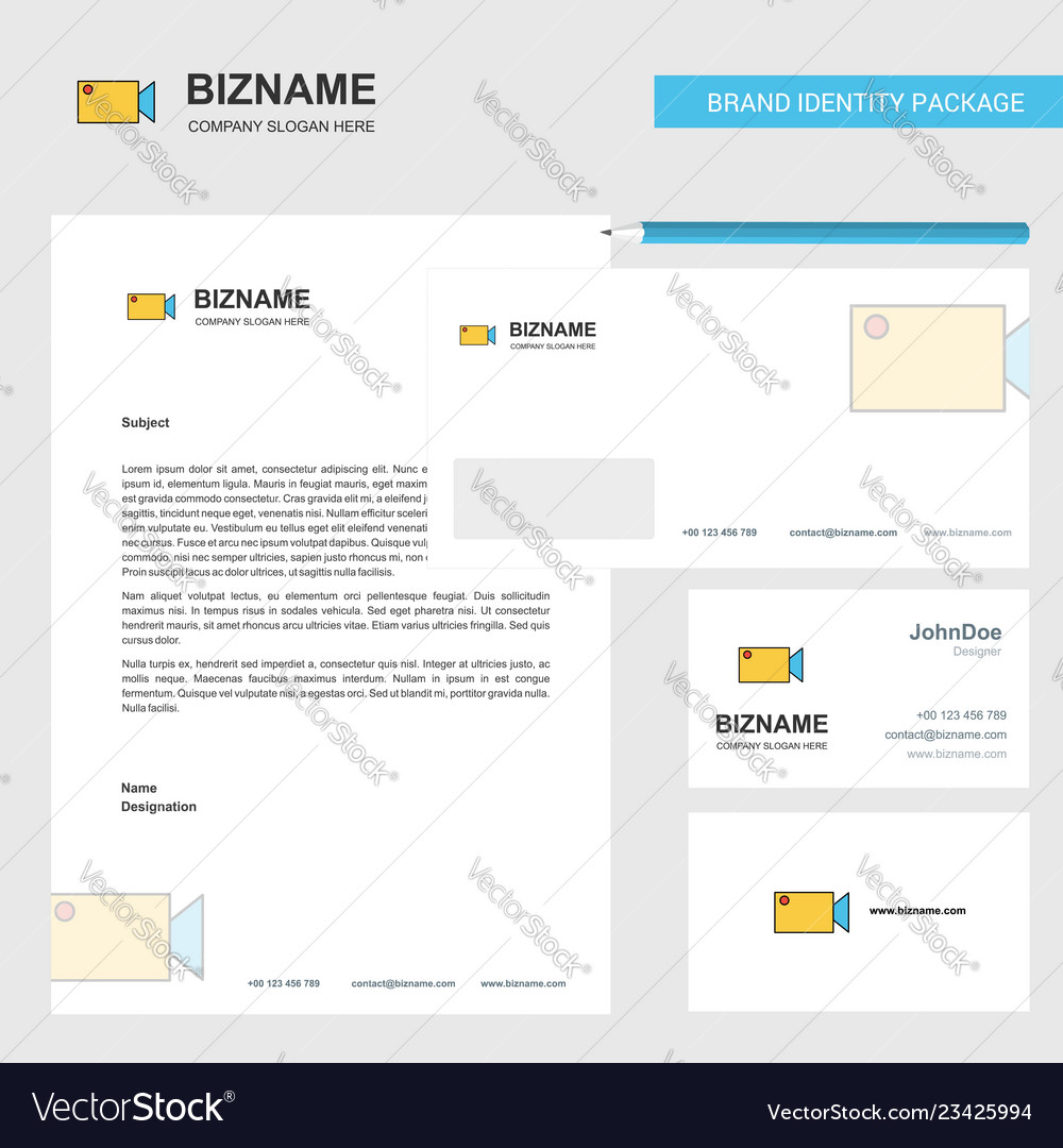 Camcoder business letterhead envelope