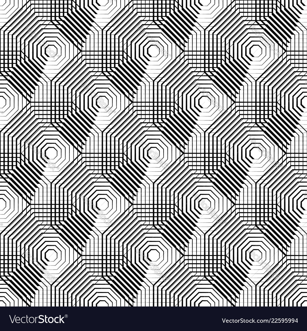 Cellular geometric pattern seamlessly repeatable vector image Cellular geometric pattern seamlessly repeatable
