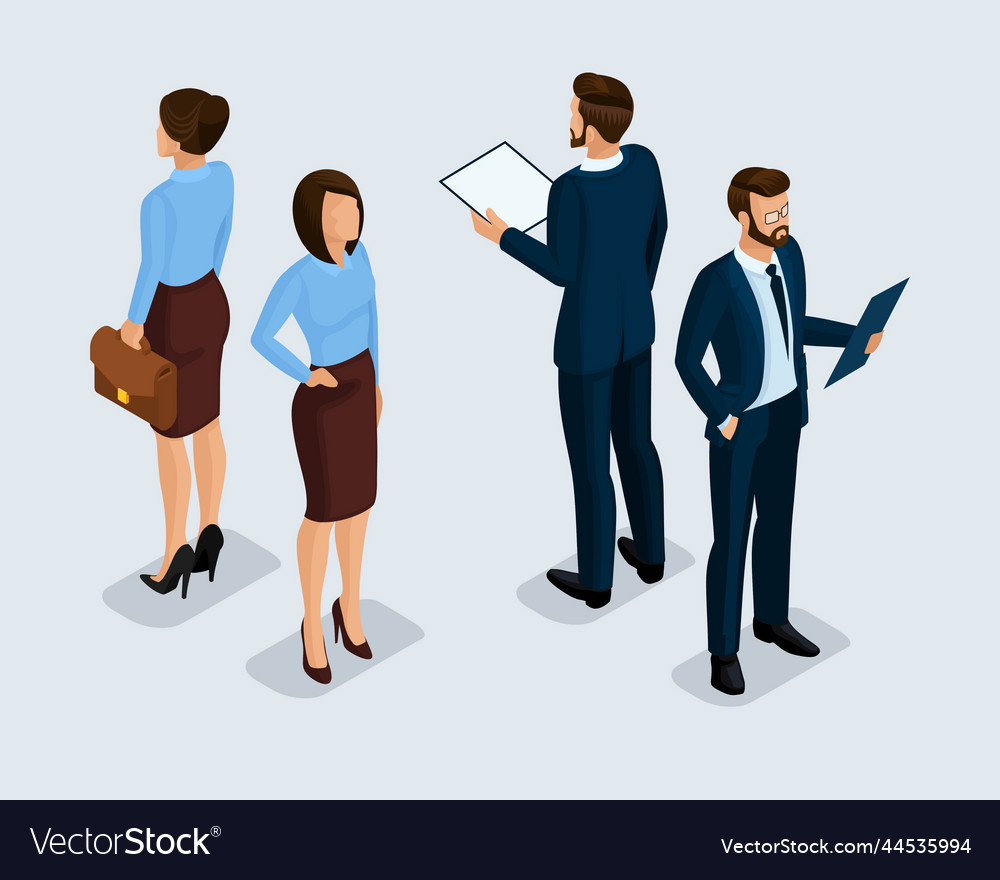 Fashionable isometrics isometric people