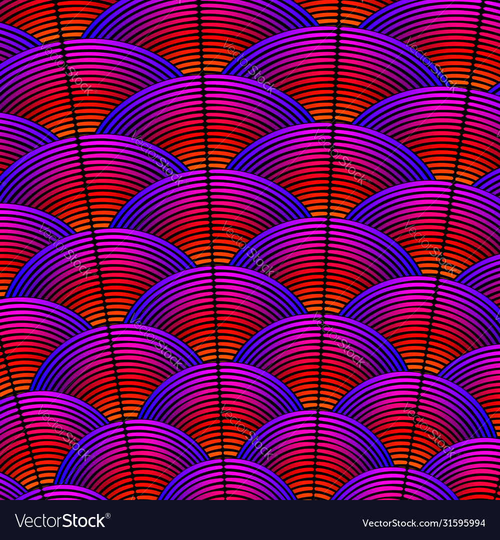 Feather styled background with curved lines vector image Feather styled background with curved lines
