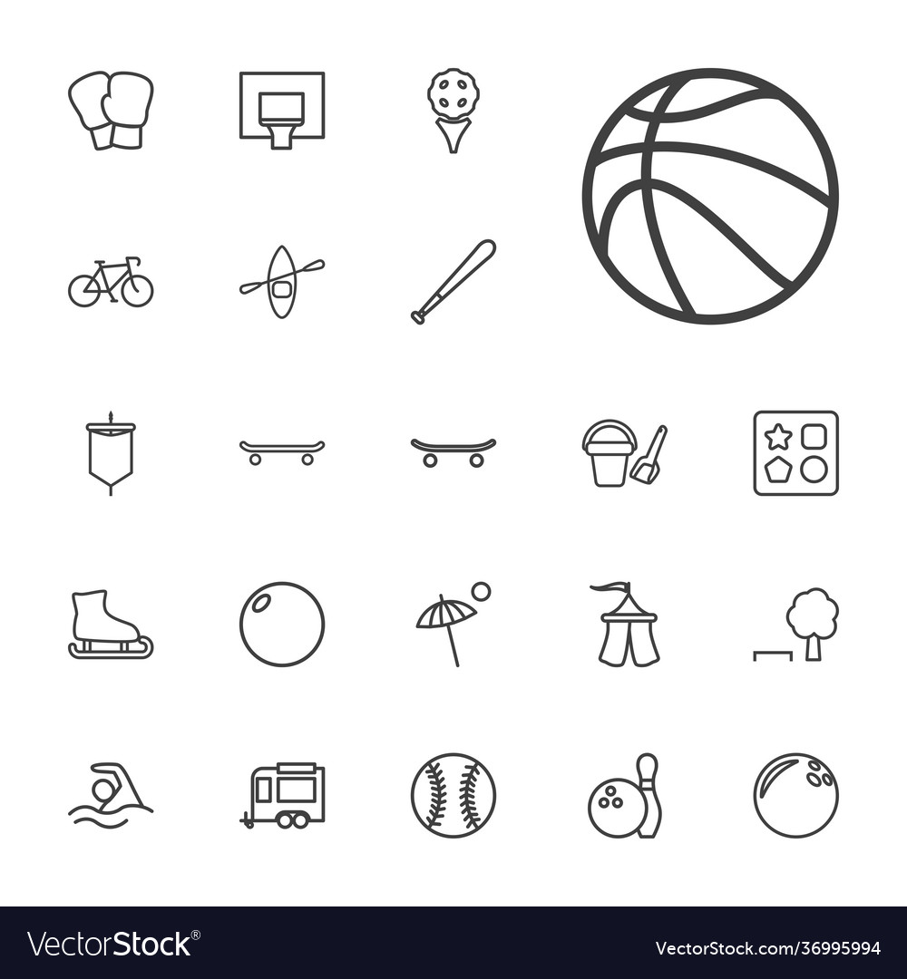 Recreation icons