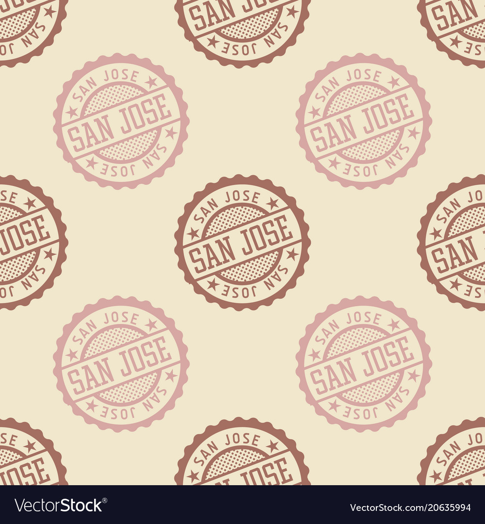 San jose seamless pattern