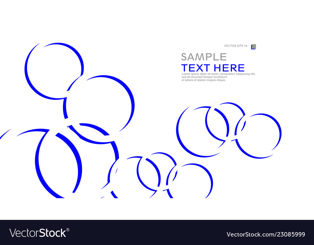 Abstract background with circles