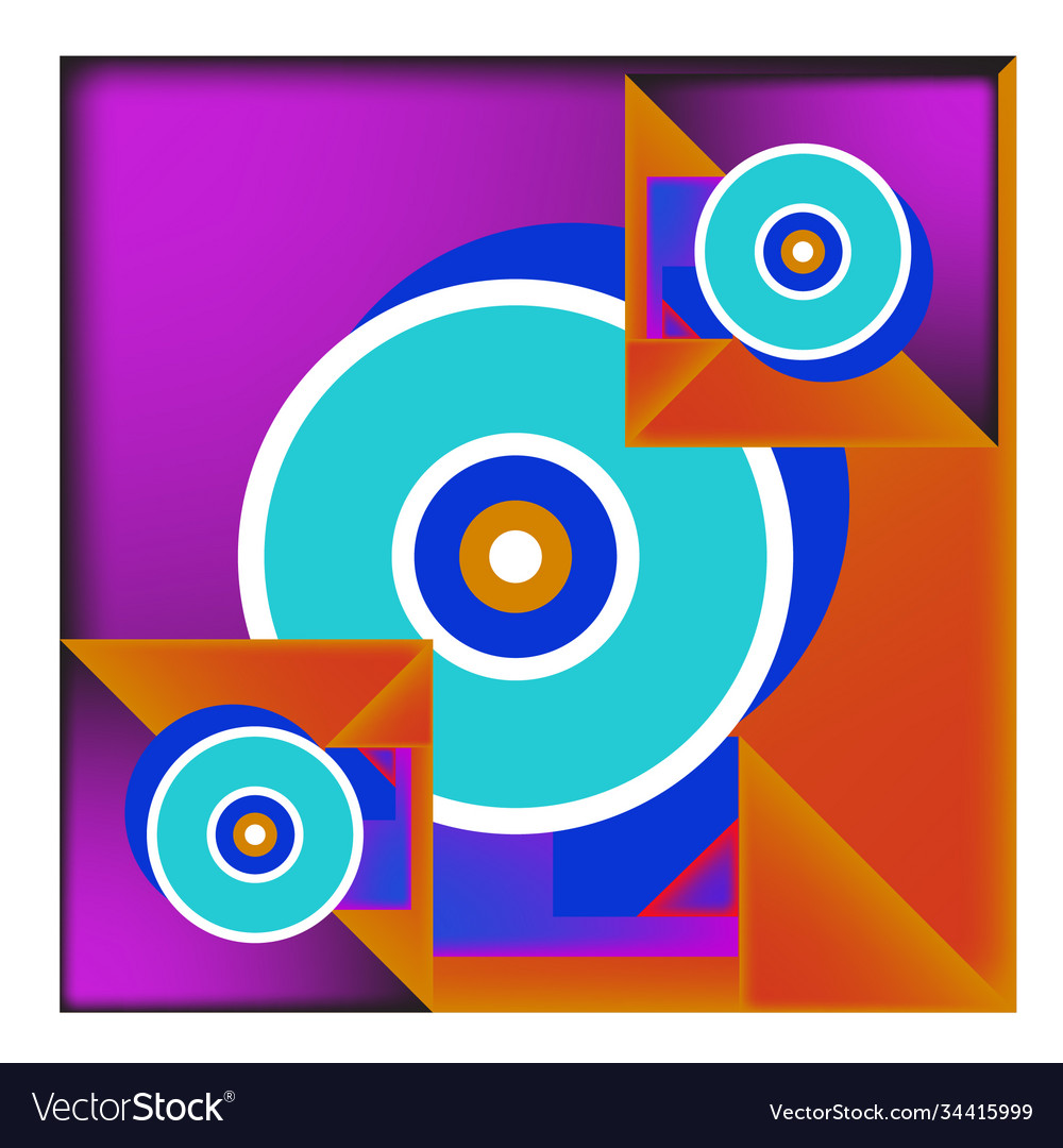 Abstract modern triangles background pattern vector image Abstract modern triangles background pattern