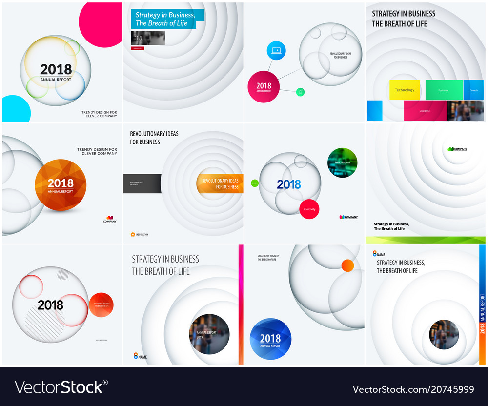 Abstract set design of colourful elements vector image Abstract set design of colourful elements
