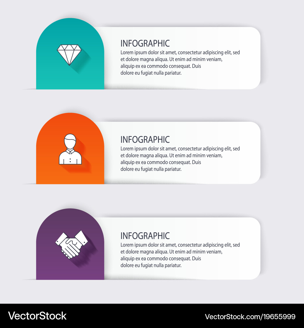 Colorful info graphics for your business Vector Image