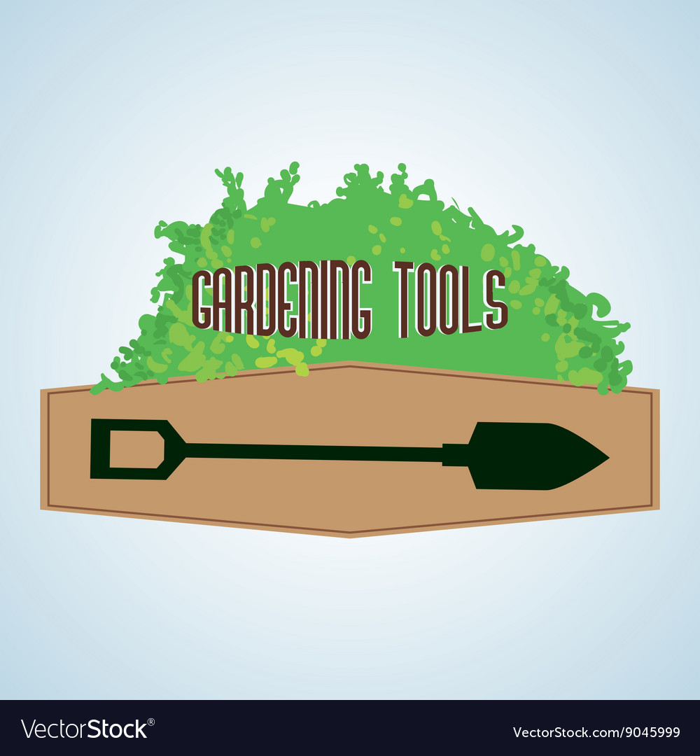 Gardening design tool concept natural icon