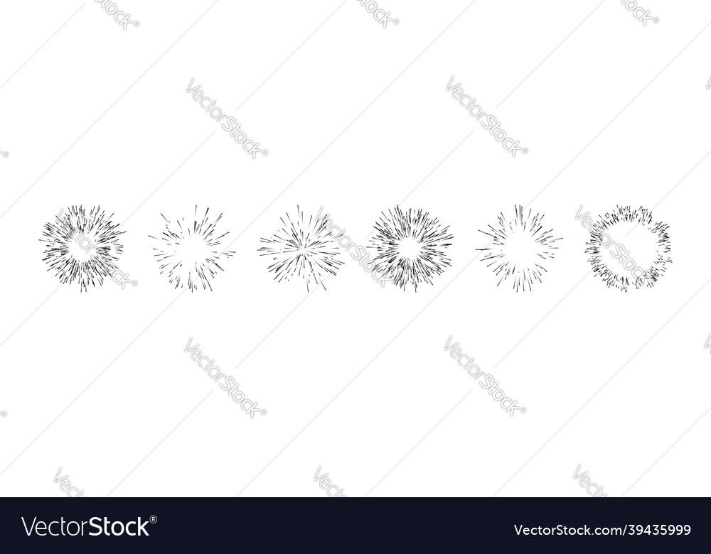 Radial radiating dynamic rays beams lines