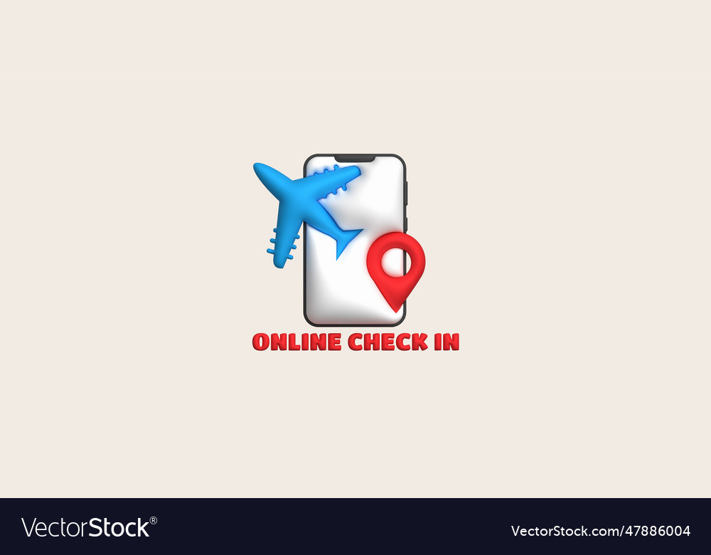 3d check in flight on mobile phone