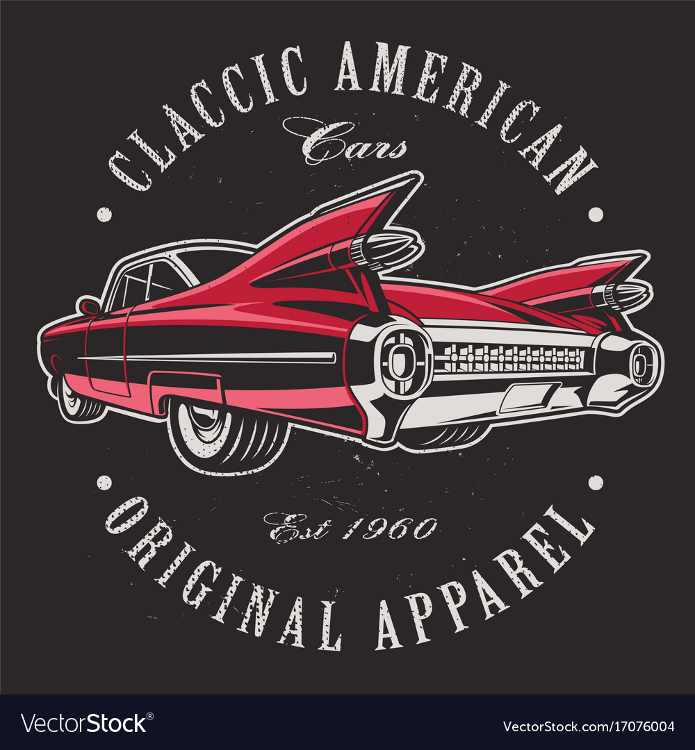 American on black background Royalty Free Vector Image