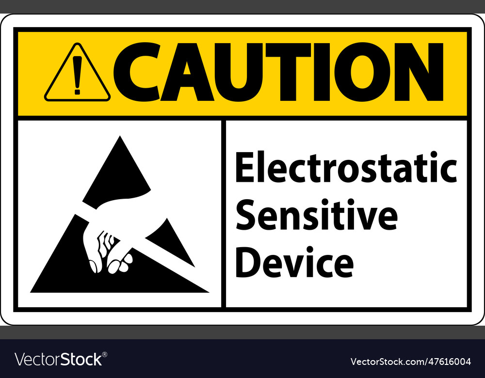 Electrostatic Sensitive Device Caution Sign