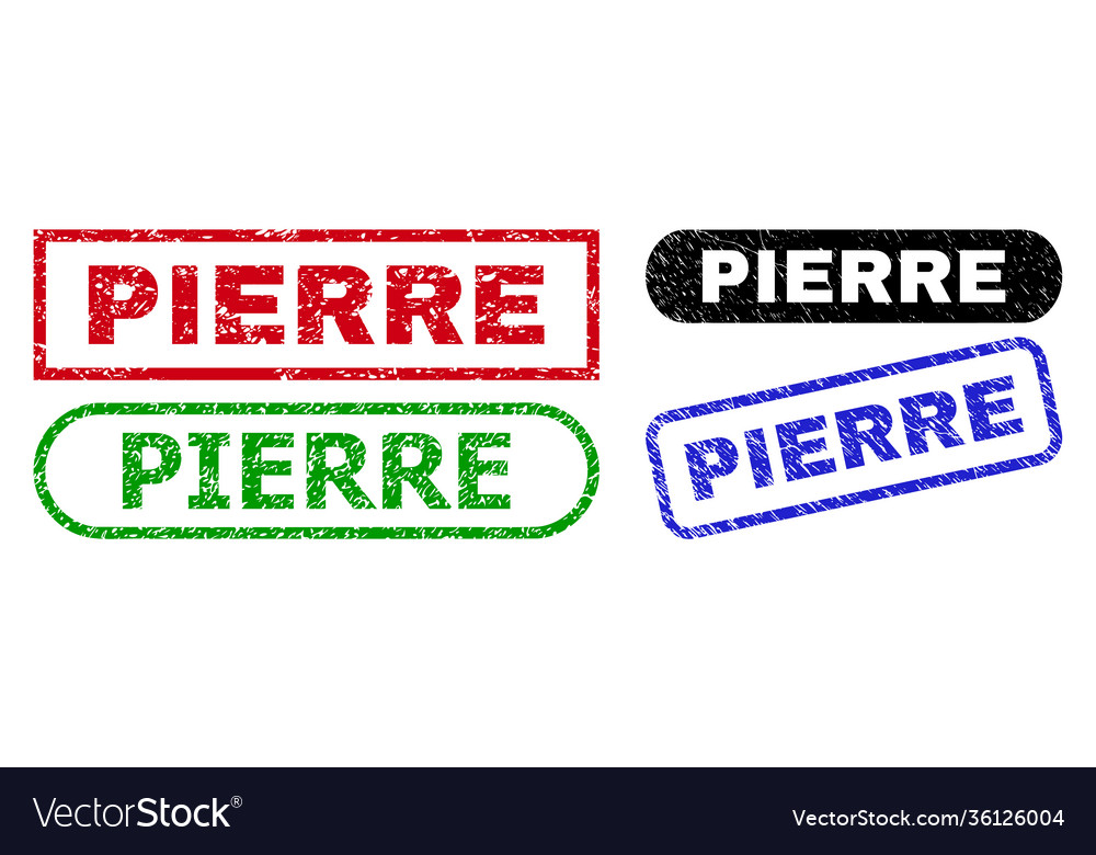 Pierre rectangle watermarks using unclean texture