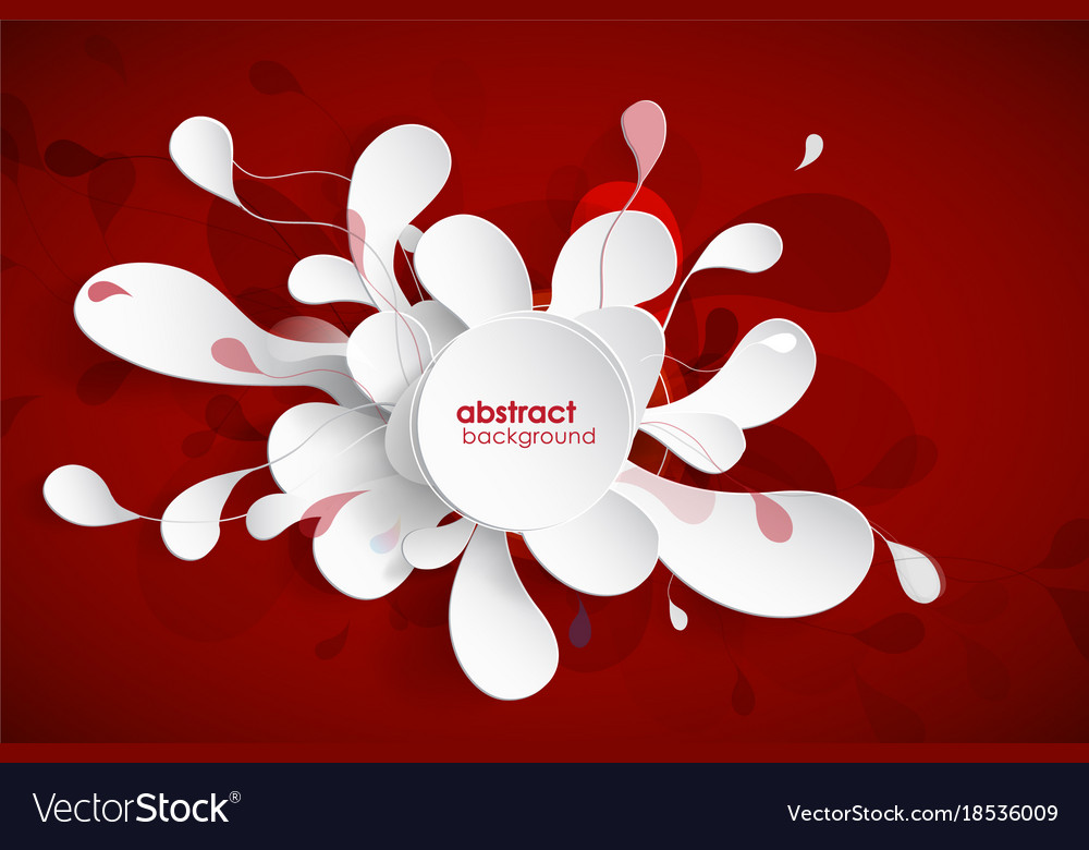 Abstract colored background with different shapes
