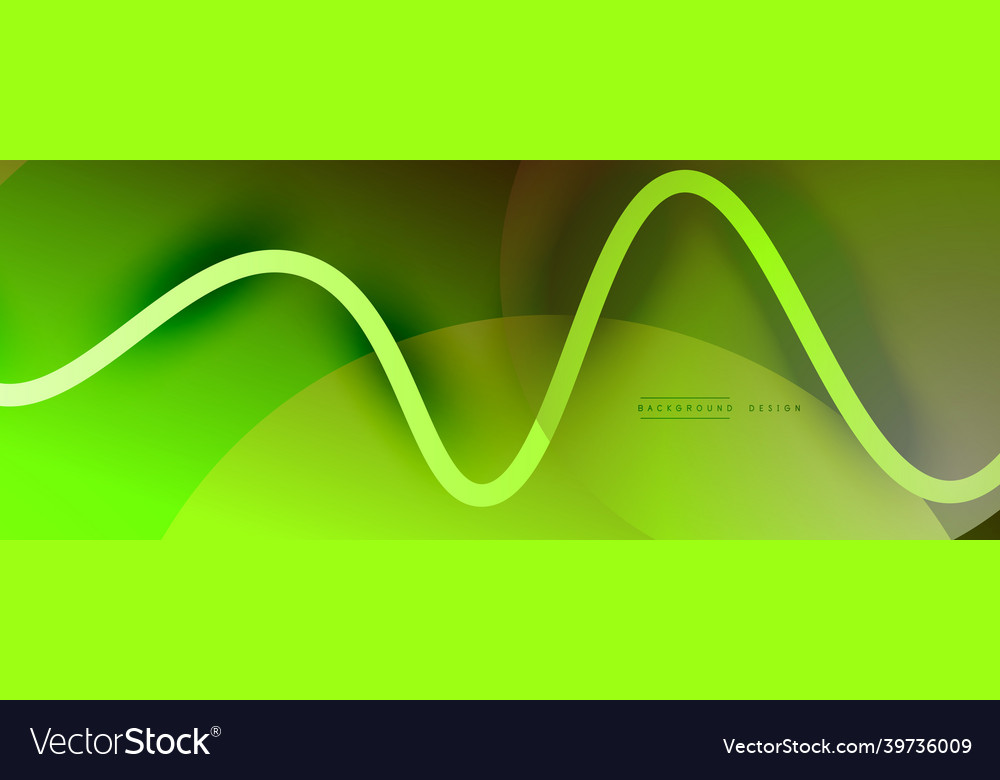 Abstract gradient background with wave line Vector Image Abstract gradient background with wave line