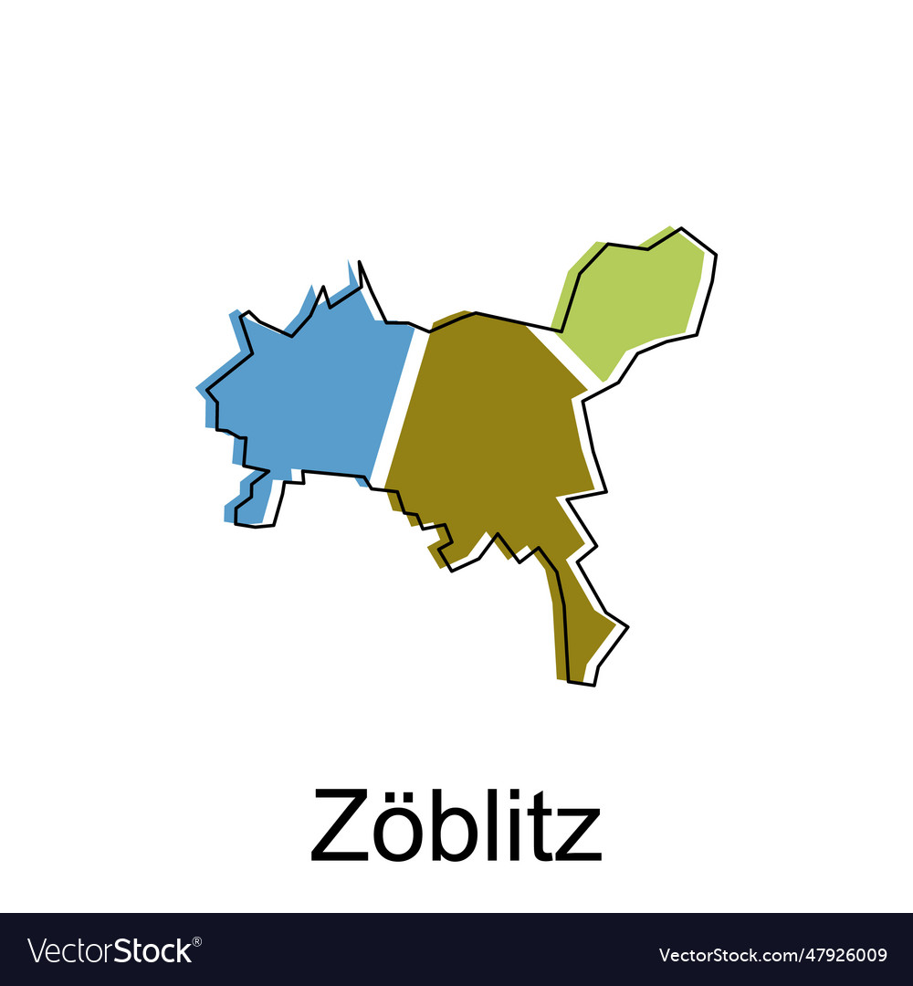 Map of zoblitz colorful design world map Vector Image