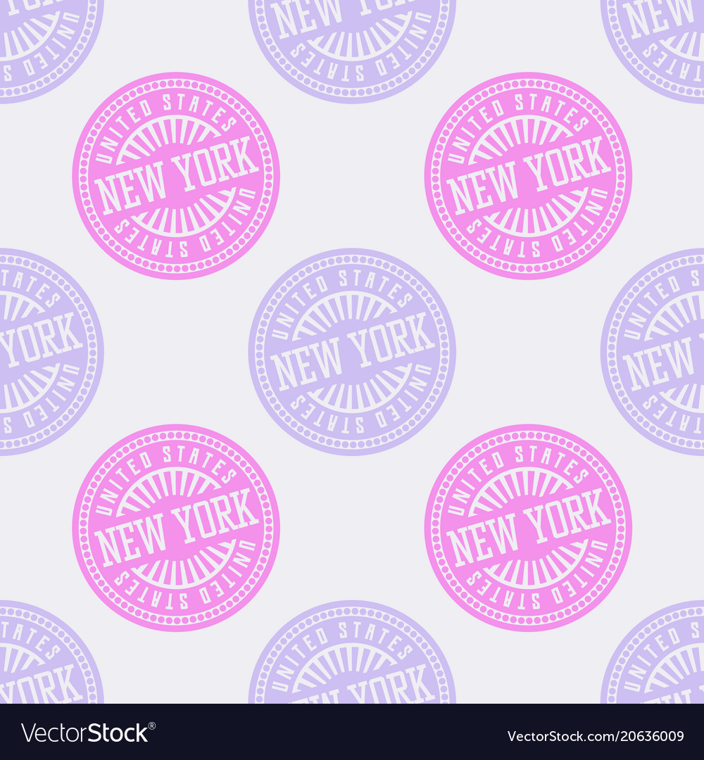 New york seamless pattern