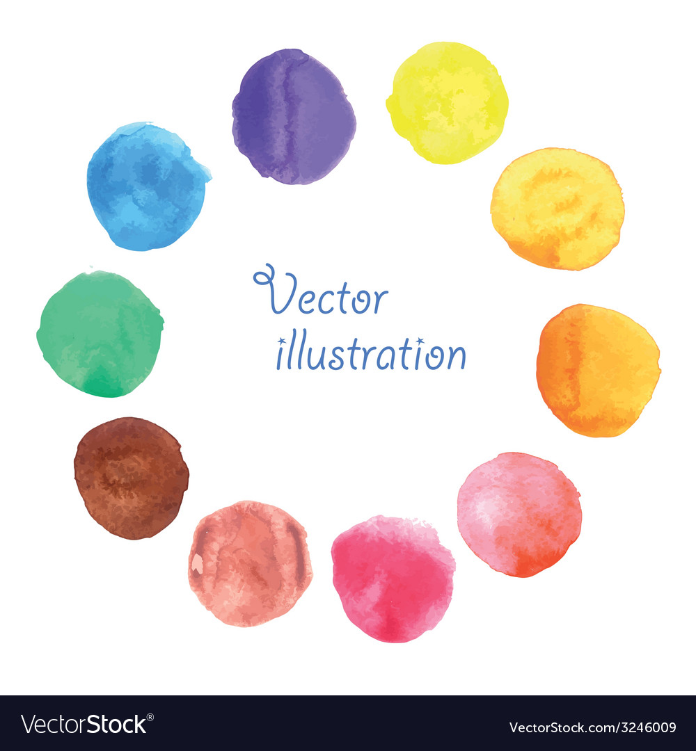 Watercolor Paint Splatters