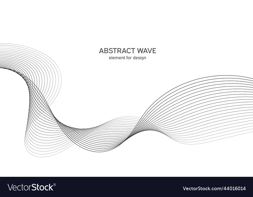 Abstract wave element for design digital Vector Image Abstract wave element for design digital