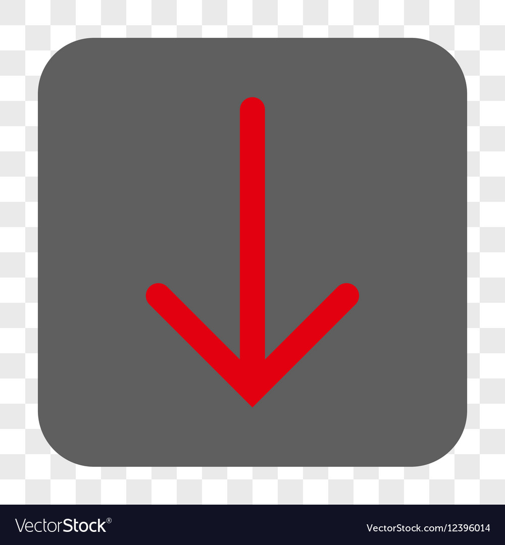 Arrow down rounded square button