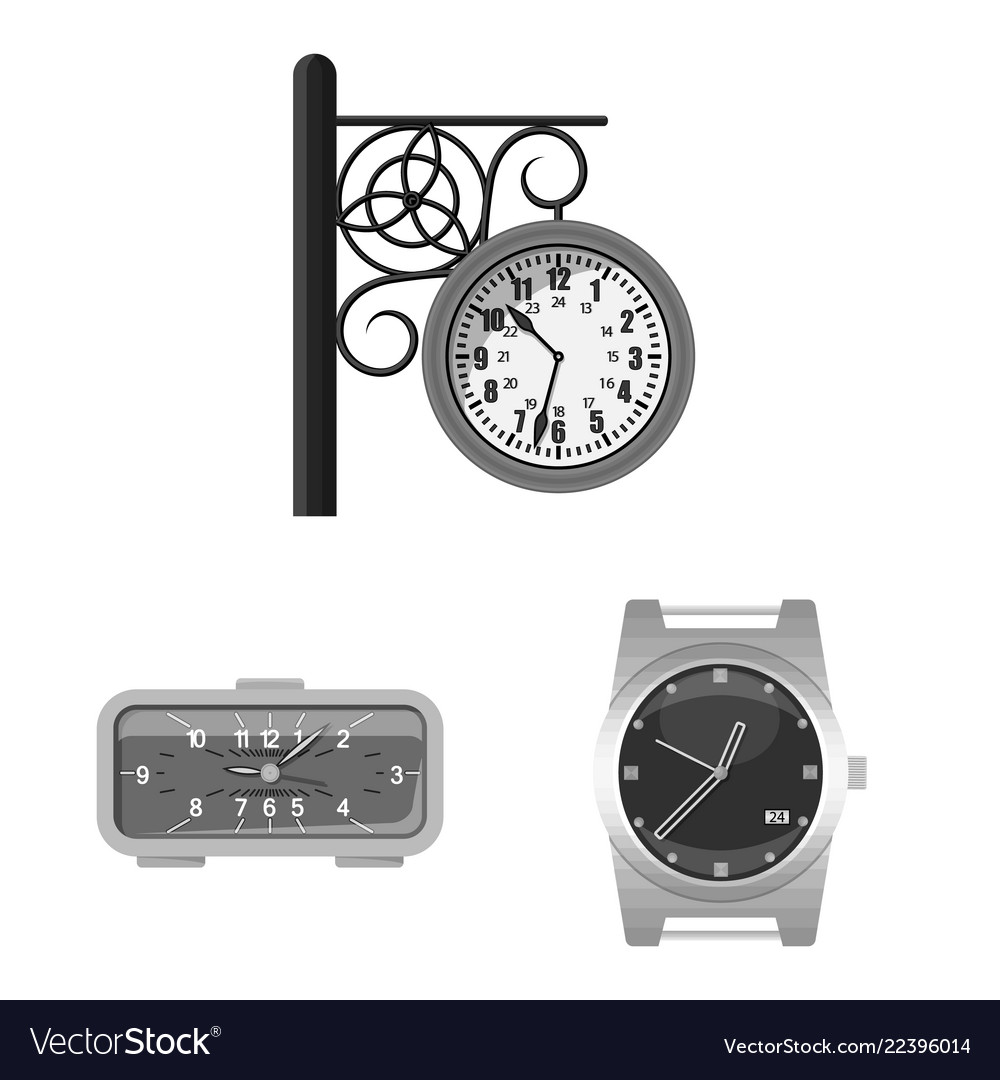 Clock and time sign