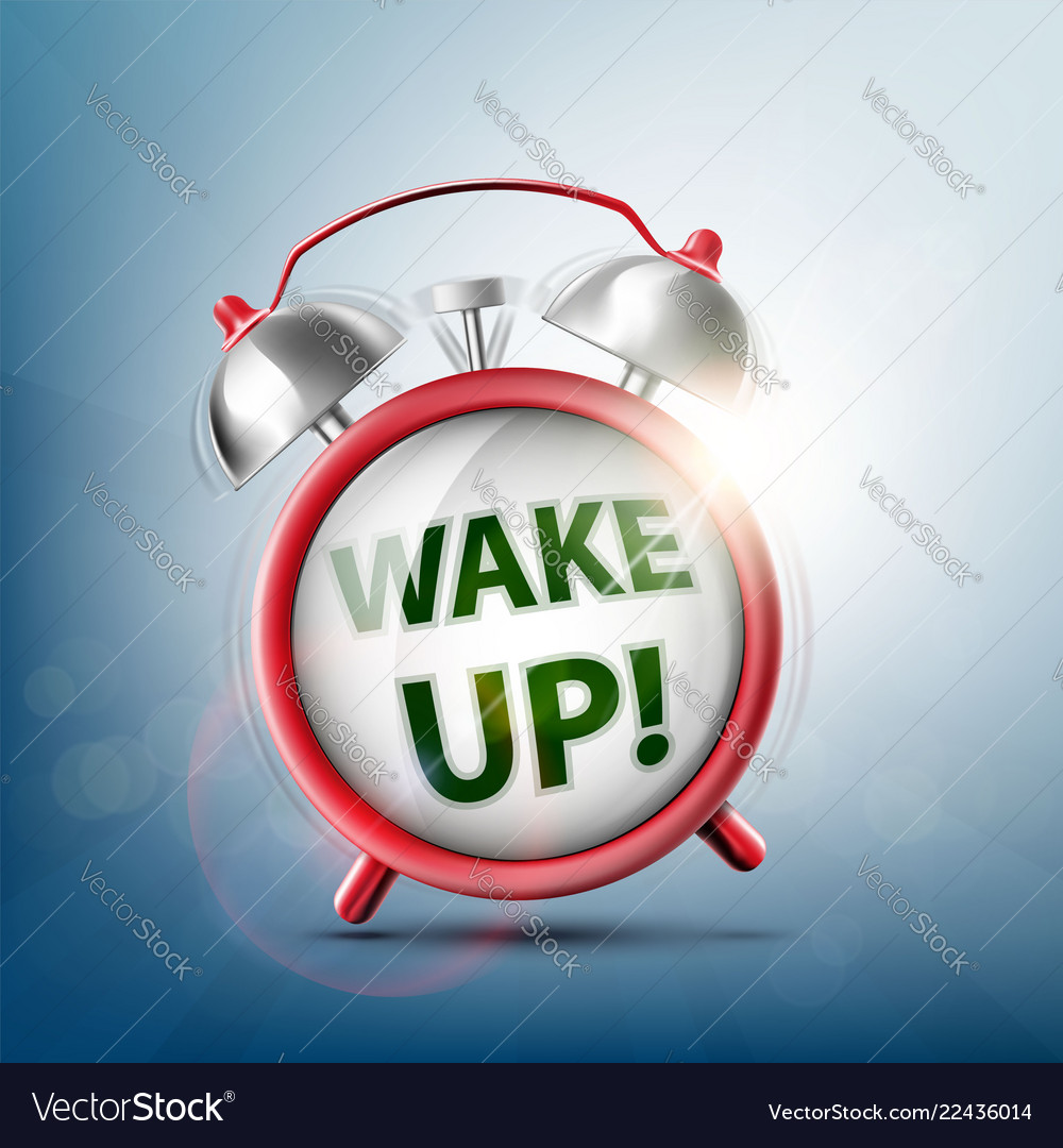 Icon Ringing Alarm Clock Royalty Free Vector Image