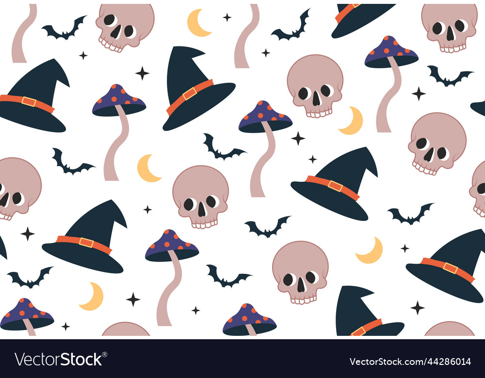 Magic seamless pattern vector image Magic seamless pattern
