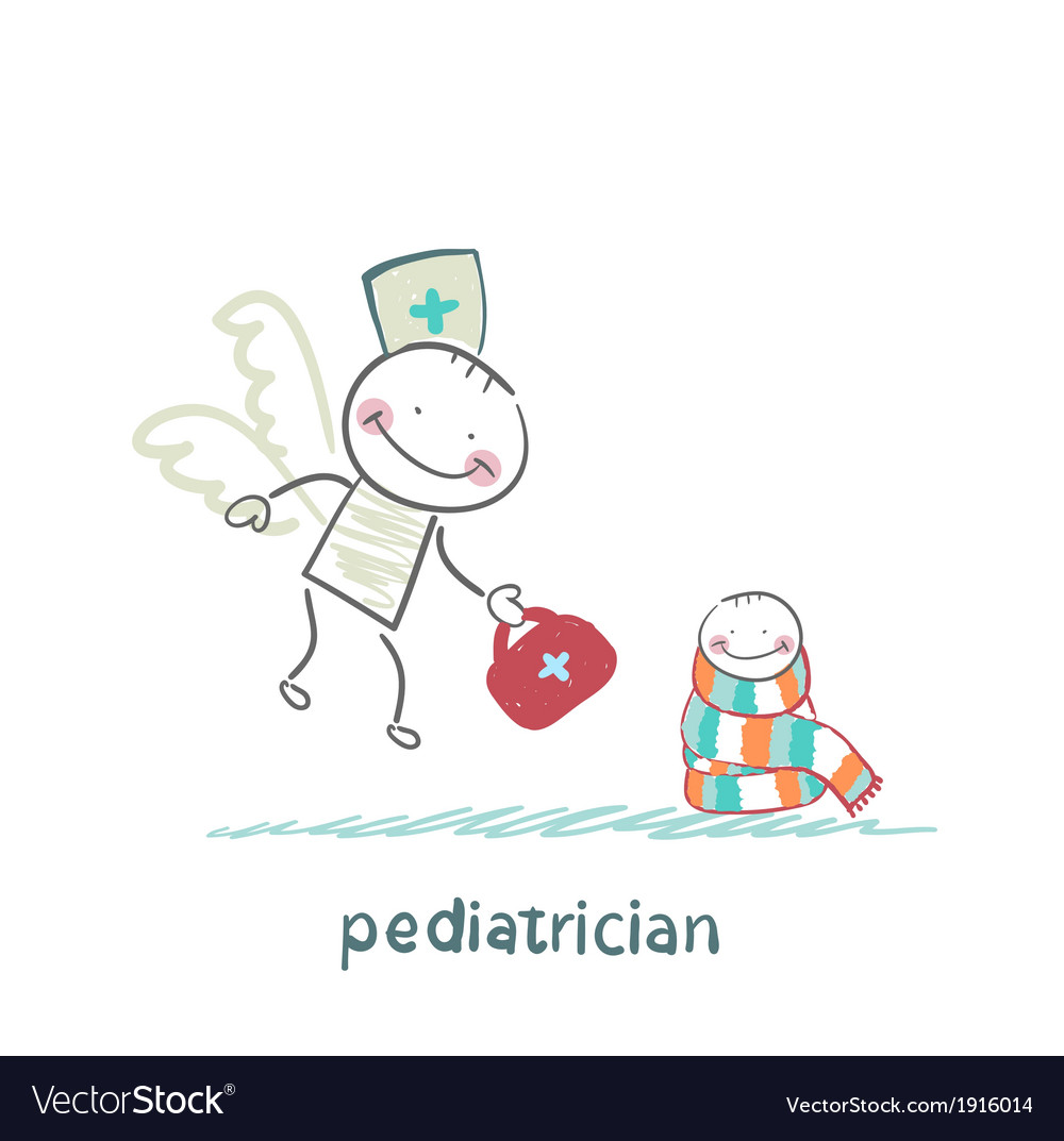 Pediatrician flies to a sick child