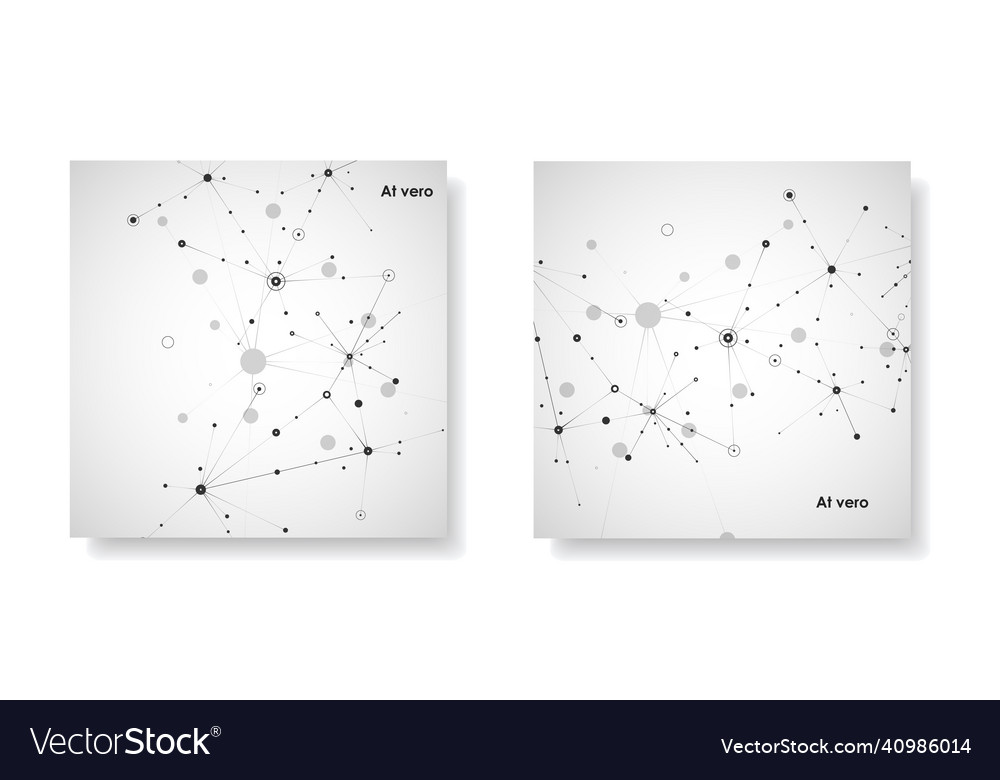 Set templates for presentation slides vector image Set templates for presentation slides