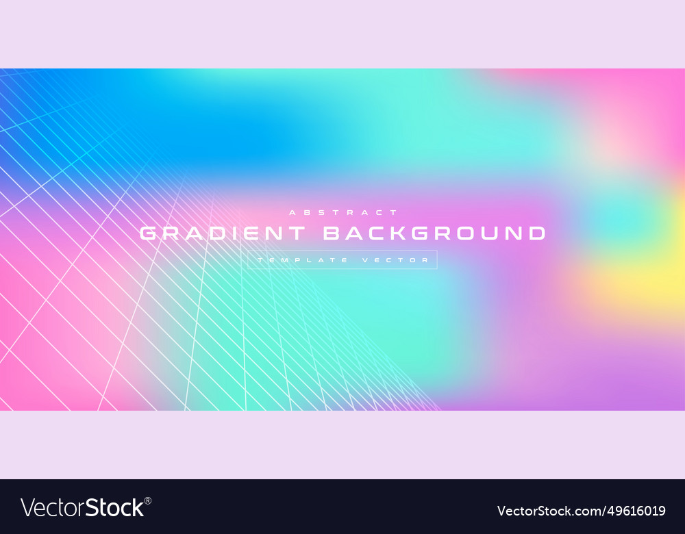 Abstract blurred colorful mesh gradient background vector image Abstract blurred colorful mesh gradient background