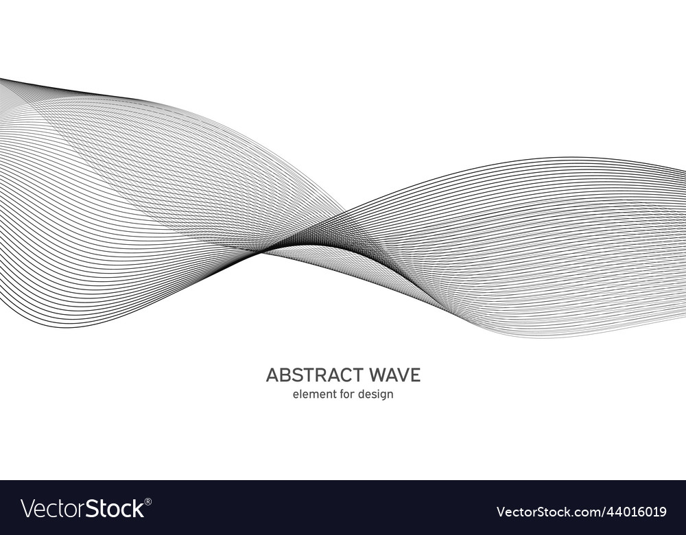 Abstract wave element for design digital vector image Abstract wave element for design digital
