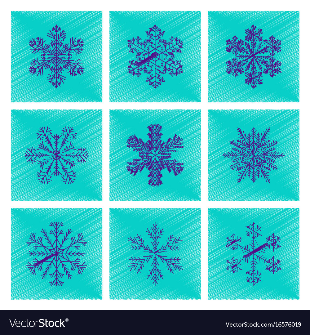 Assembly flat shading style snowflake