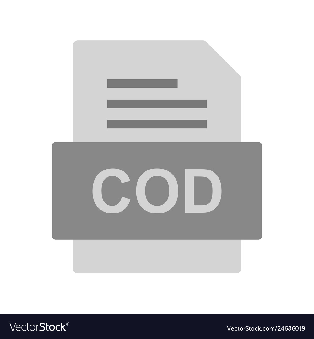 Cod file document icon