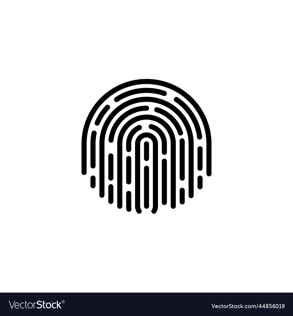 Fingerprint icons finger print touch id