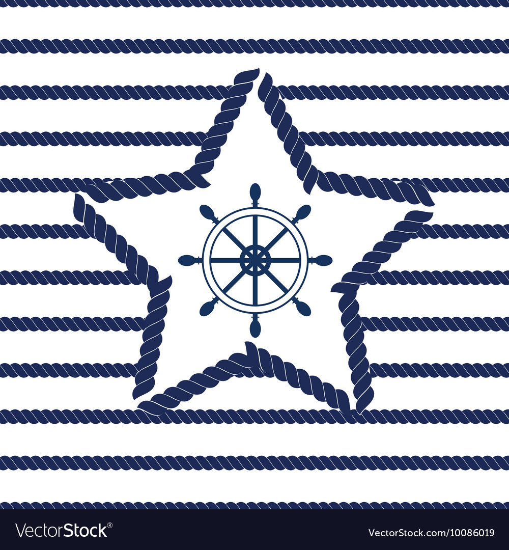 Set of sea and nautical seamless patterns