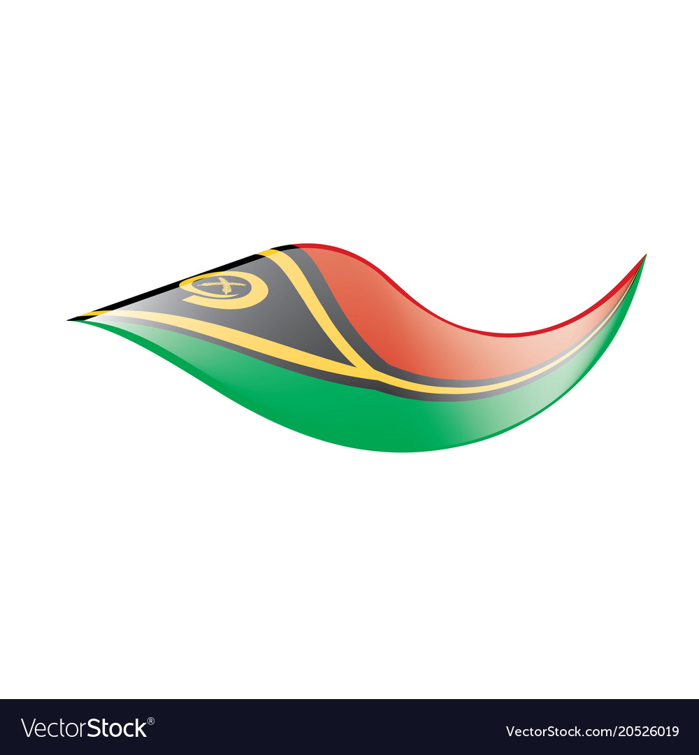 Vanuatu flag Royalty Free Vector Image - VectorStock