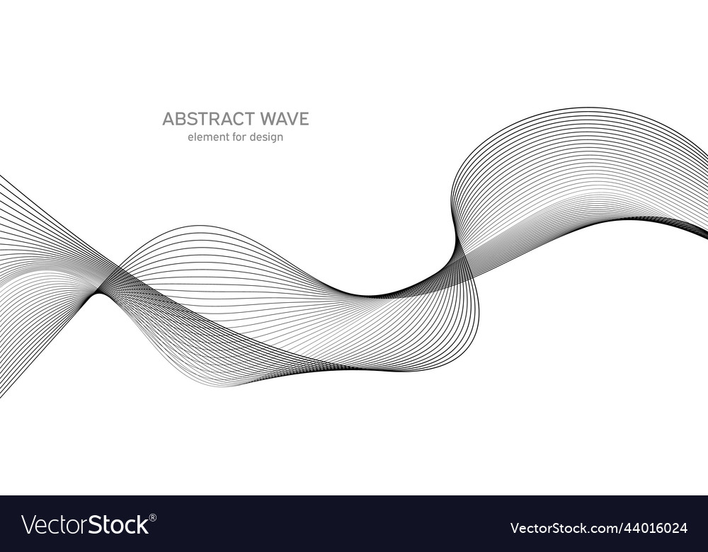 Abstract wave element for design digital vector image Abstract wave element for design digital