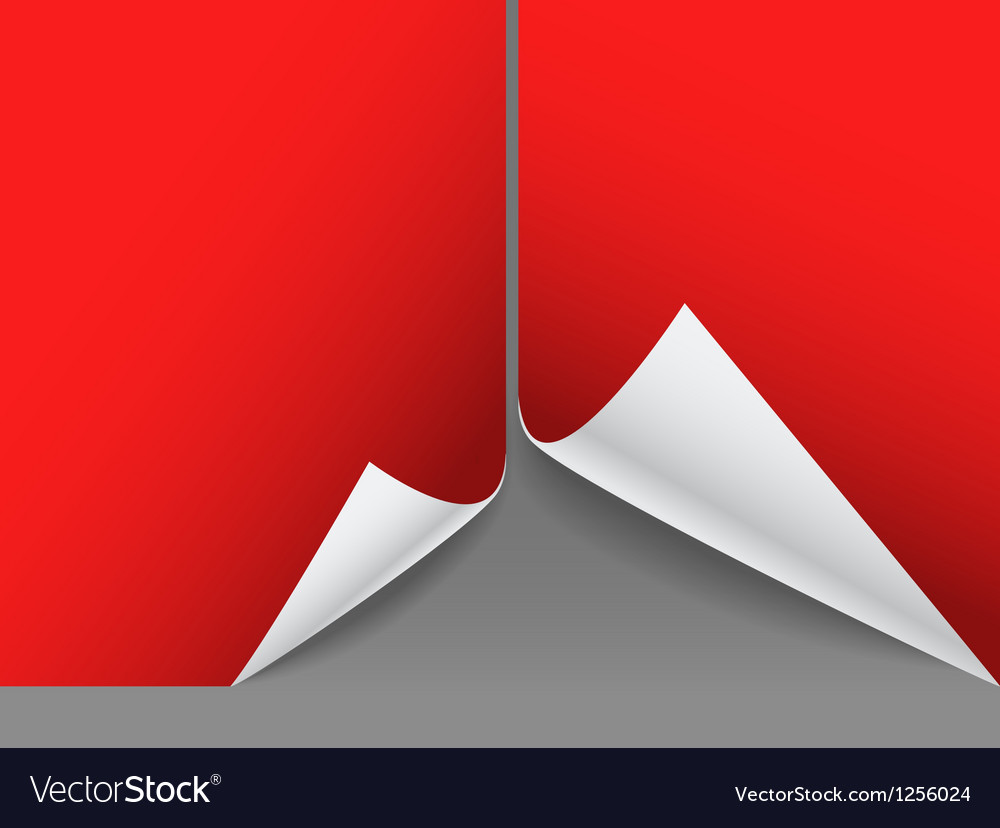 Blank red paper sheets Royalty Free Vector Image