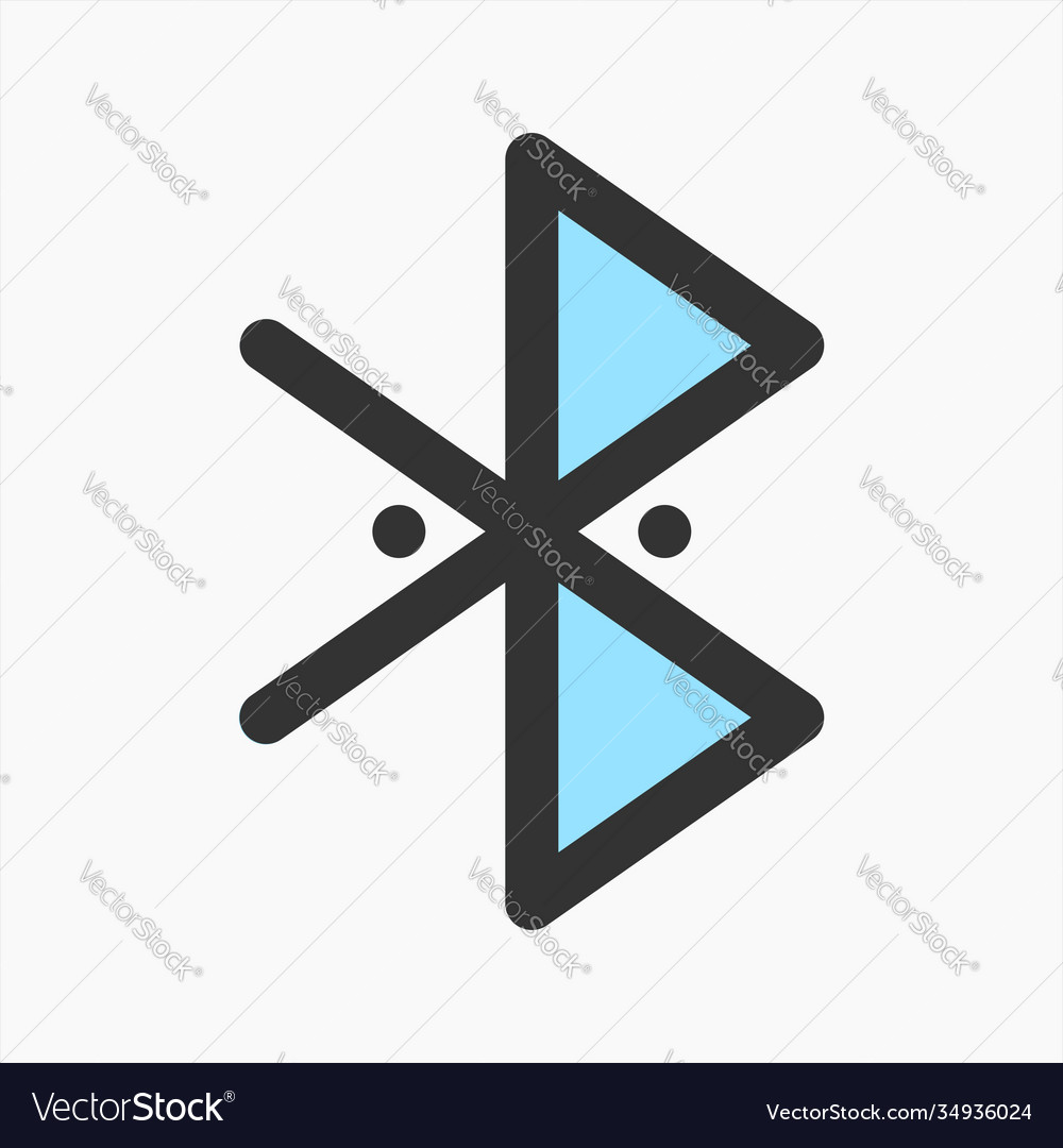Bluetooth icon suitable for any user interface