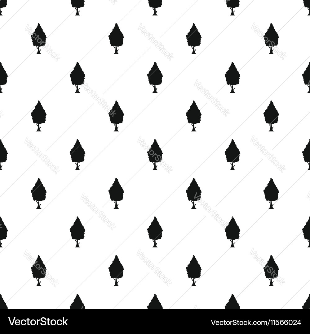 Columnar tree pattern simple style Royalty Free Vector Image