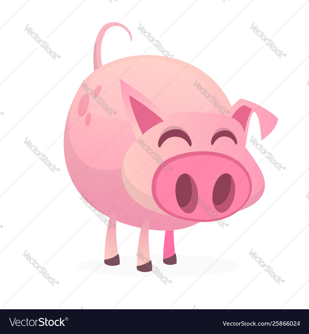 Cute pig cartoon