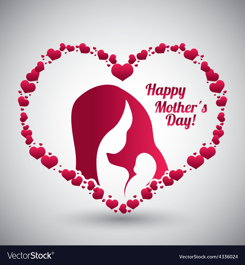 Hy Mothers Day Card Design Royalty Free Vector Image Hy Mothers Day Card Design Vector Image