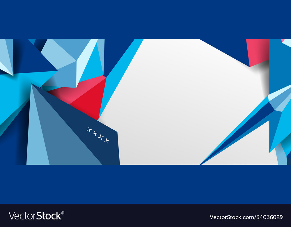 3d low poly abstract shape background