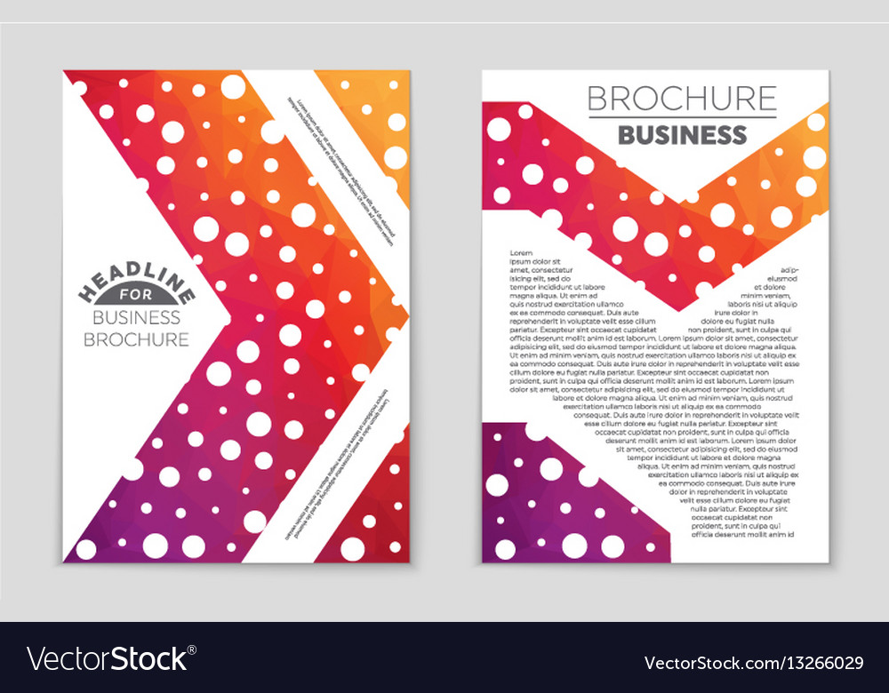 Abstract layout background set for art