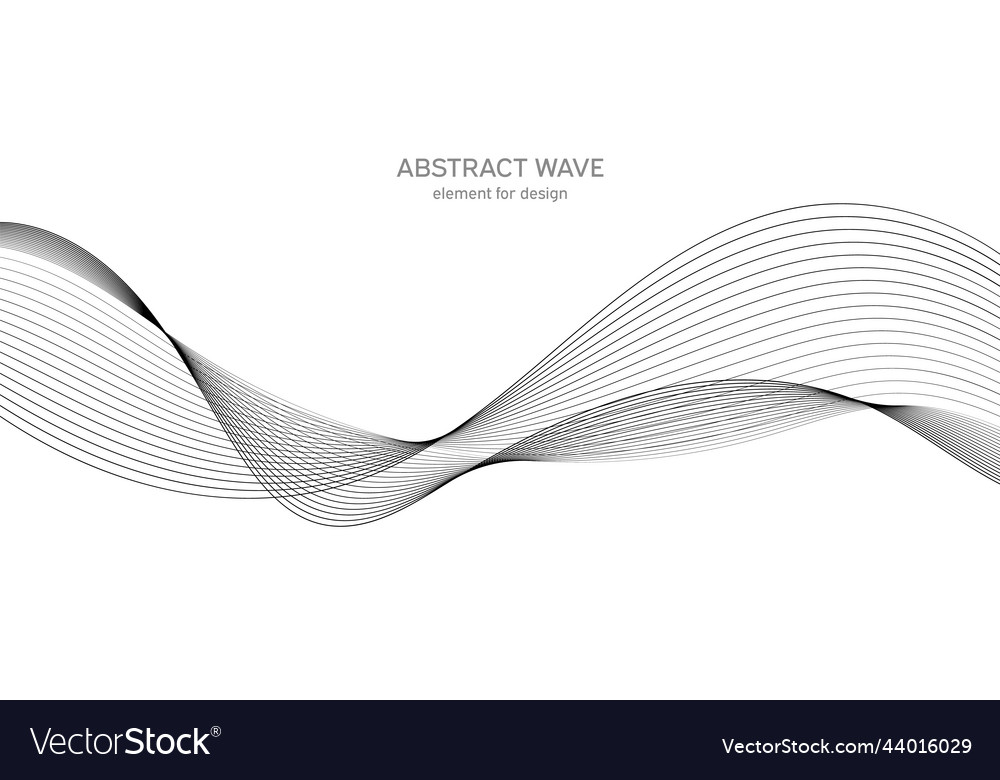 Abstract wave element for design digital vector image Abstract wave element for design digital