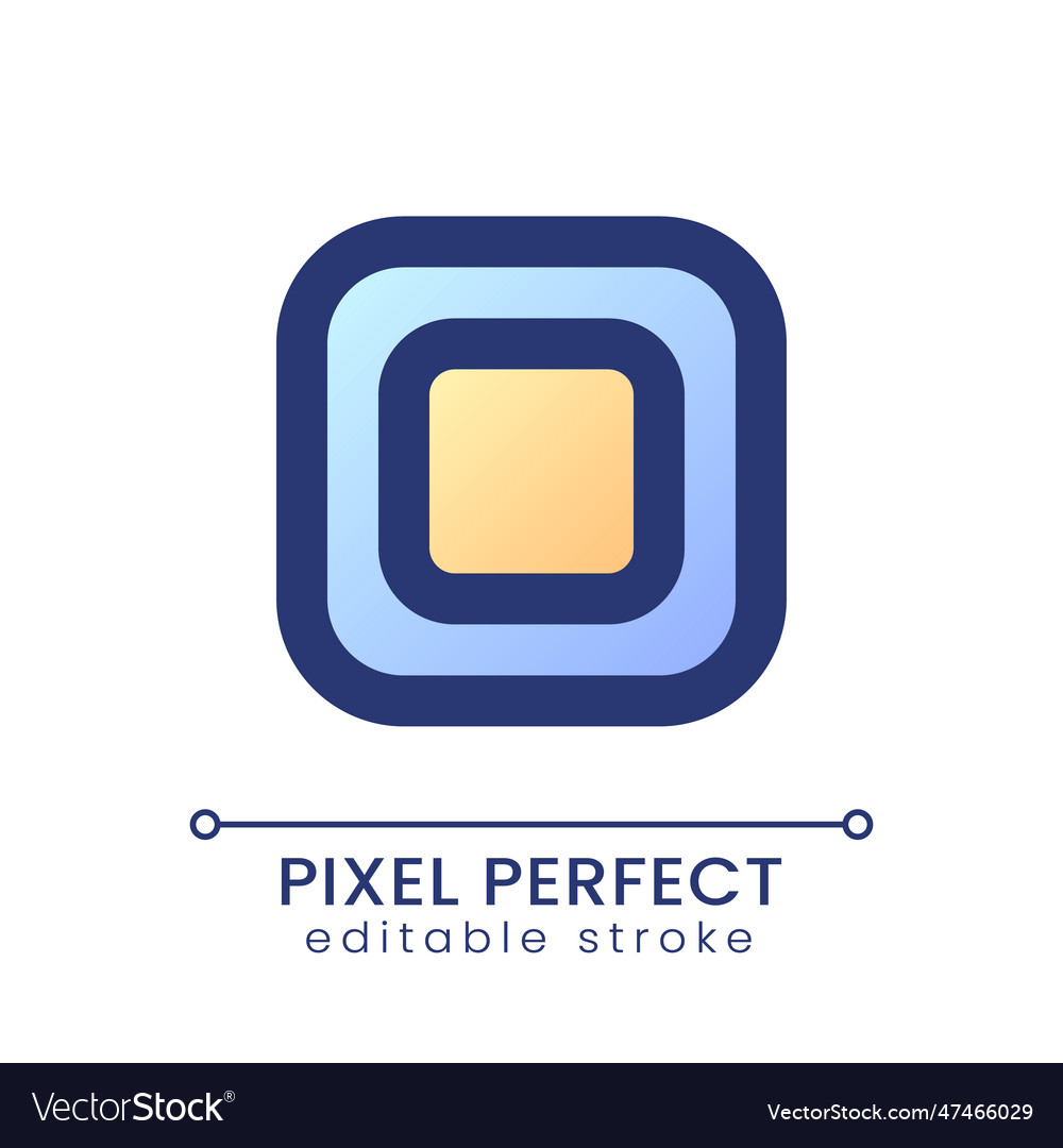 Background template pixel perfect gradient fill vector image Background template pixel perfect gradient fill