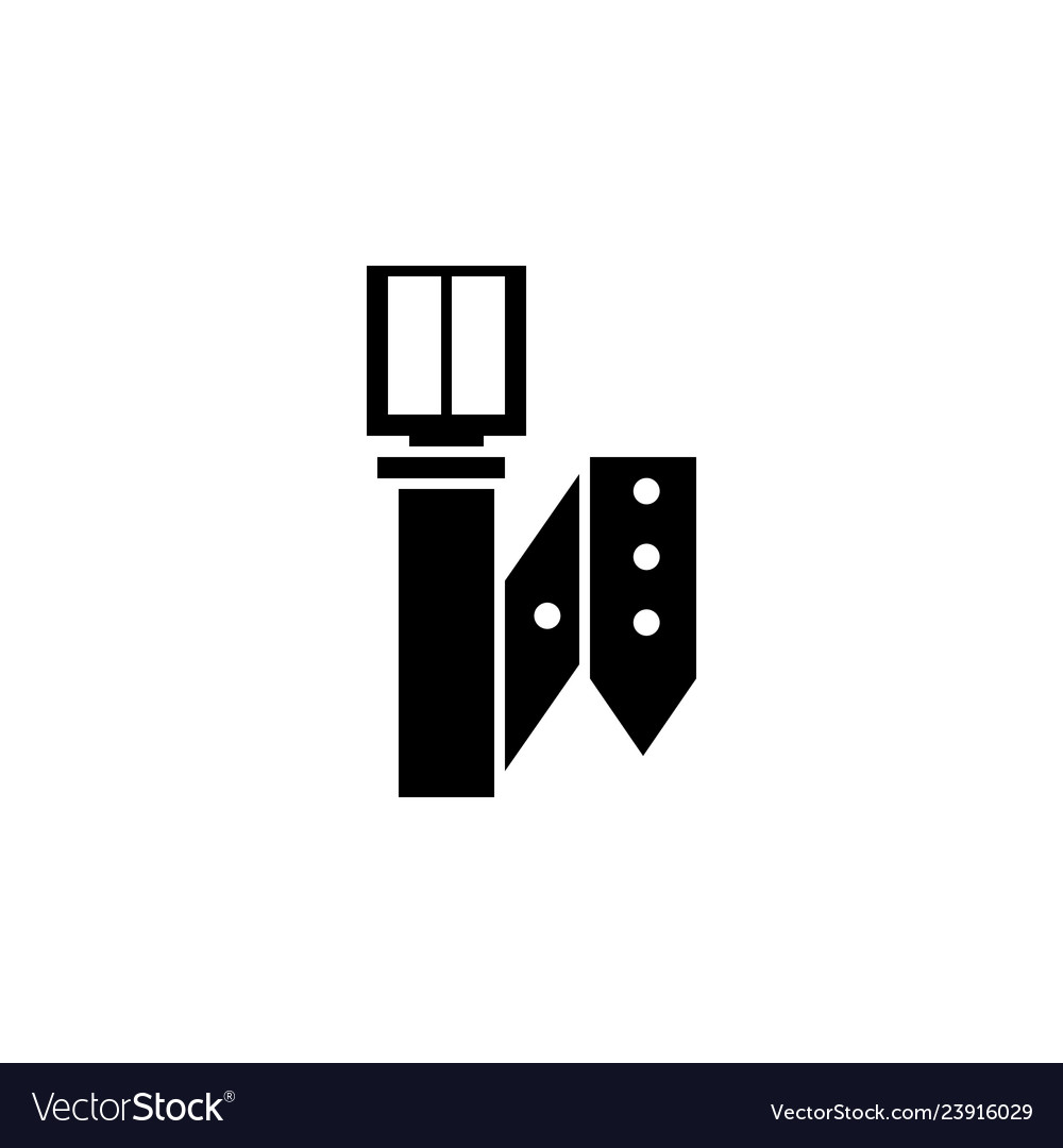 Belt leather icon vector image Belt leather icon