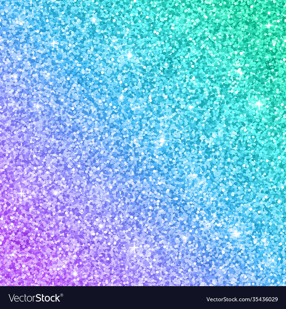 Blue lilac glittering particles background Vector Image