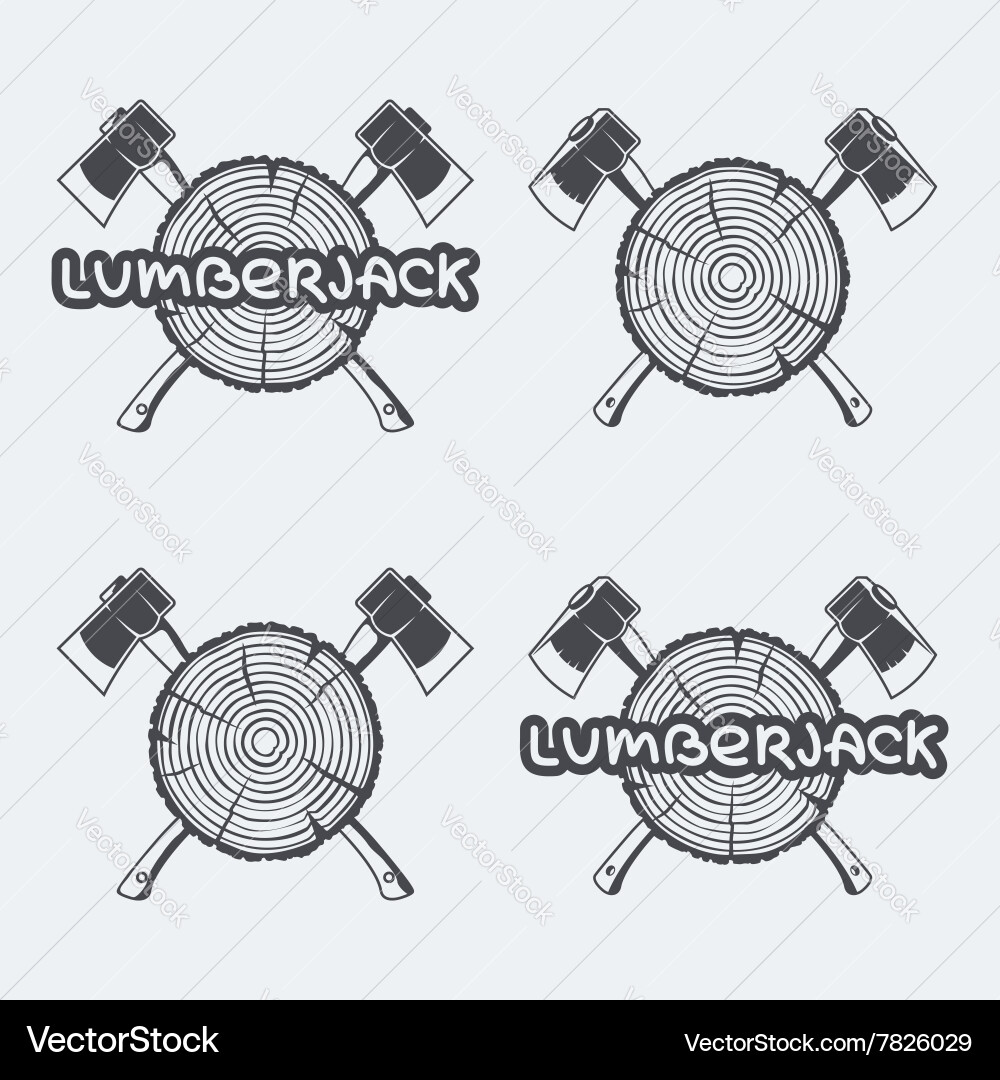 Lumberjack axe Royalty Free Vector Image - VectorStock