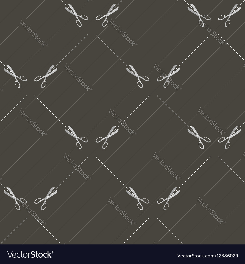 Scissors seamless pattern